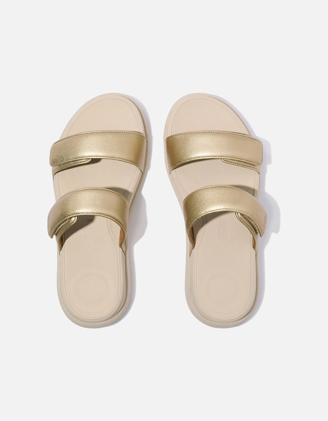 F-Mode Go Polyurethane Men's Platino Flip Flops