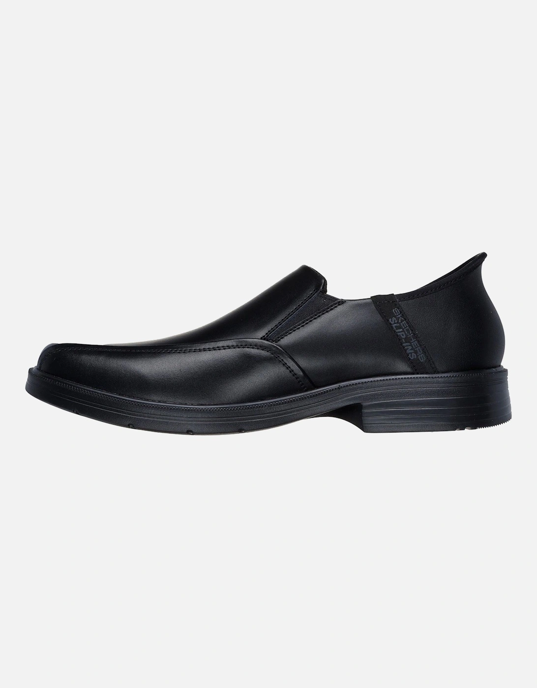 Caswell Frantone Leather Men's Black Slip-On Shoes