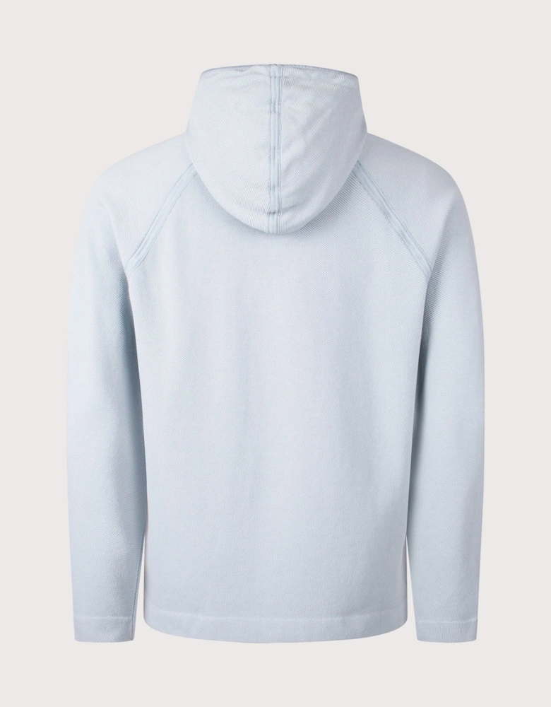 Heavy Piquet Pigment Dyed Hoodie