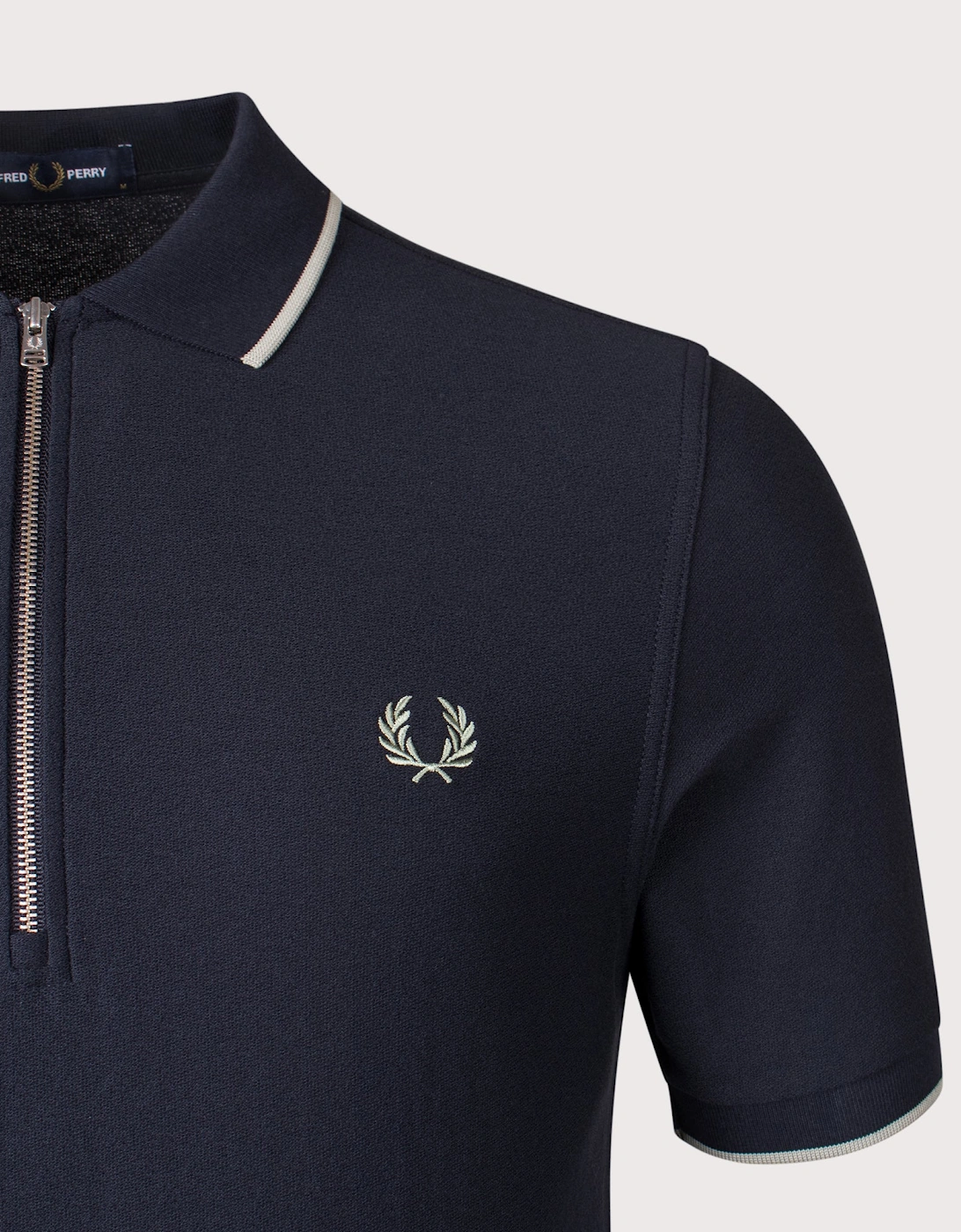 Crepe Piqué Polo Shirt