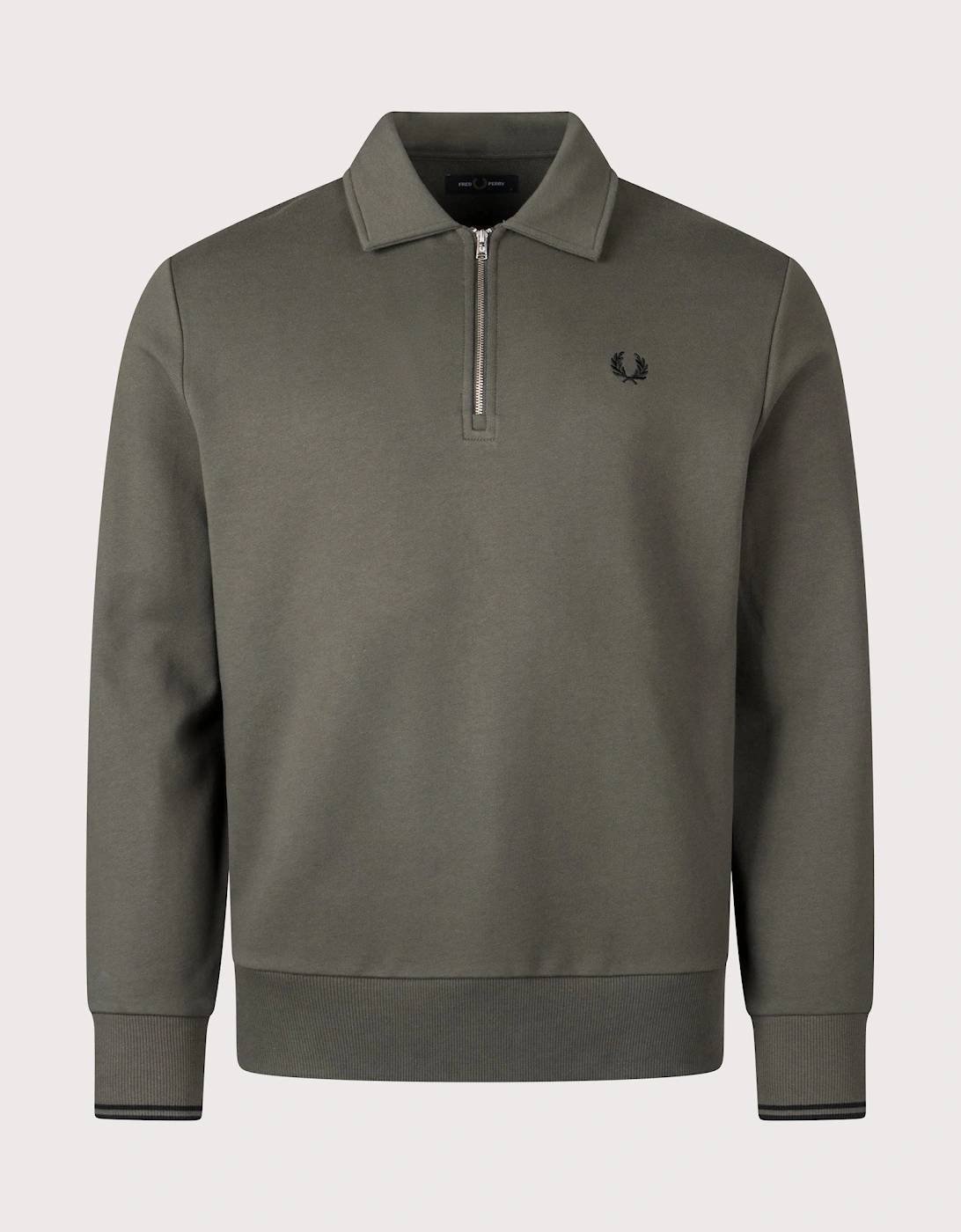 Quarter Zip Collared Sweatshirt, 4 of 3