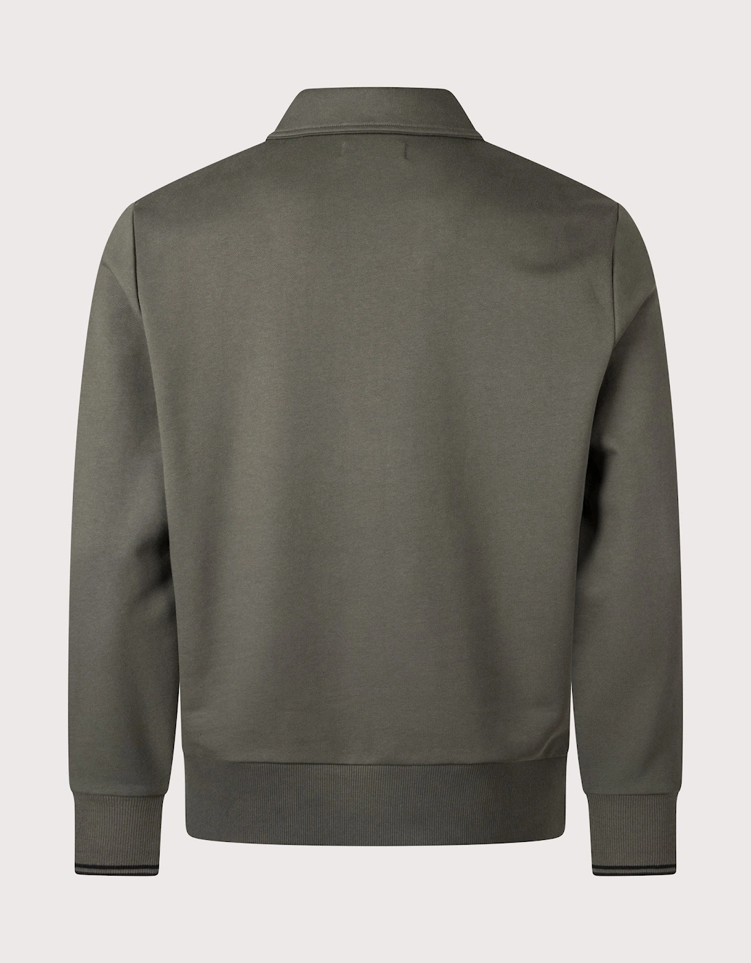 Quarter Zip Collared Sweatshirt