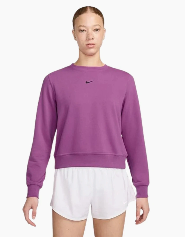 Small Swoosh Logo Fuschia Sweatshirt