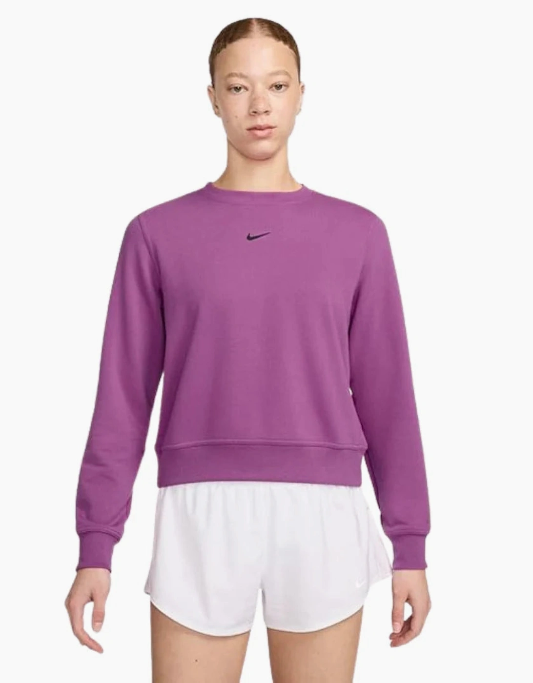 Nike Women's Fuchsia Swoosh Logo Fuschia Sweatshirt  M