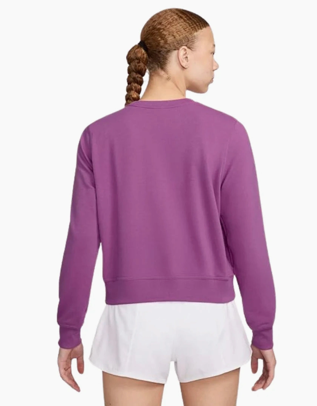 Small Swoosh Logo Fuschia Sweatshirt