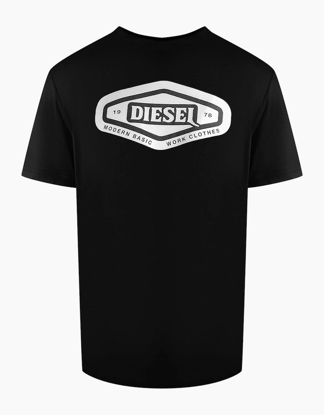 Diesel Men's Black Modern Basic Logo T-Shirt  34 Xs