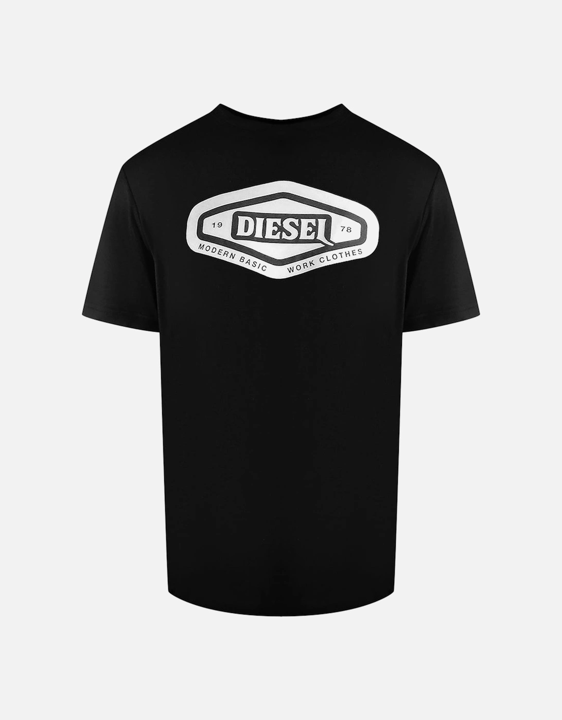 Modern Basic Logo Black T-Shirt, 3 of 2