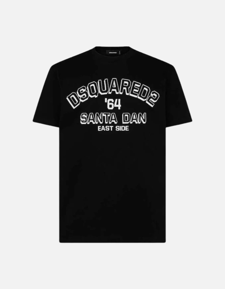 Santa Dan 64 Black T-Shirt