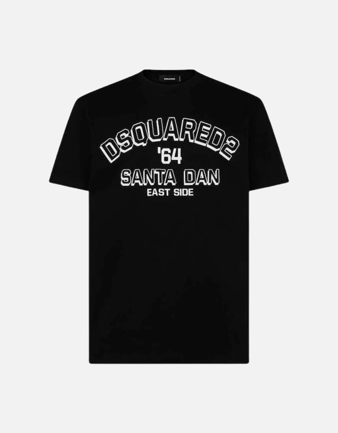 Santa Dan 64 Black T-Shirt, 4 of 3