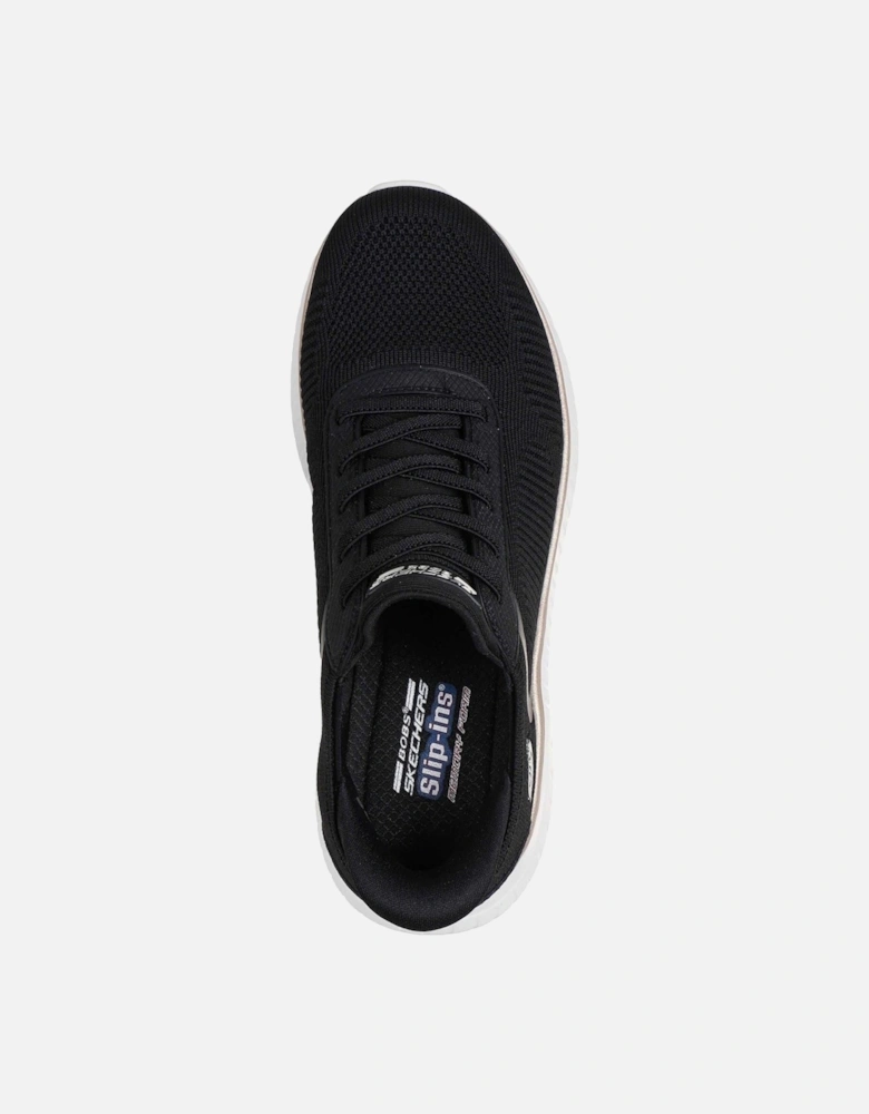 BOBS Sport Squad Chaos Textile Women's Black/Gold Standard Trainers