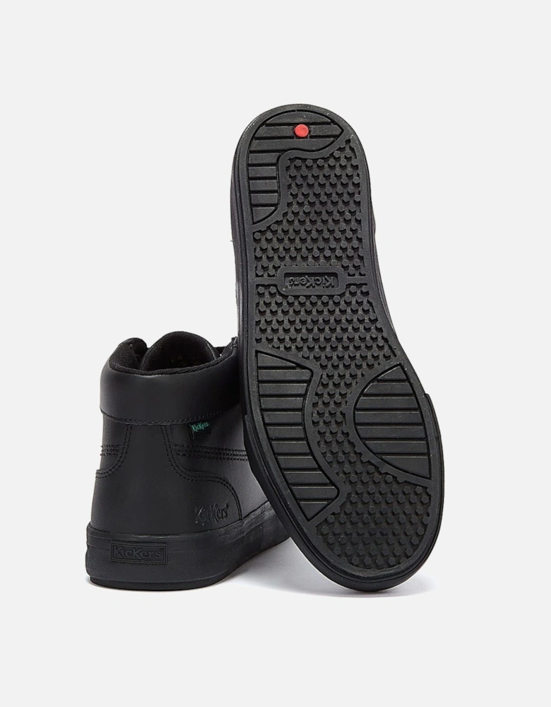 Tovni Hi Leather Mens Black Shoes - 116225