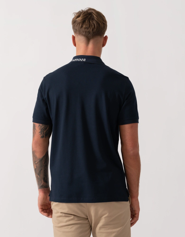 Mens Beach Polo - Armani Blue