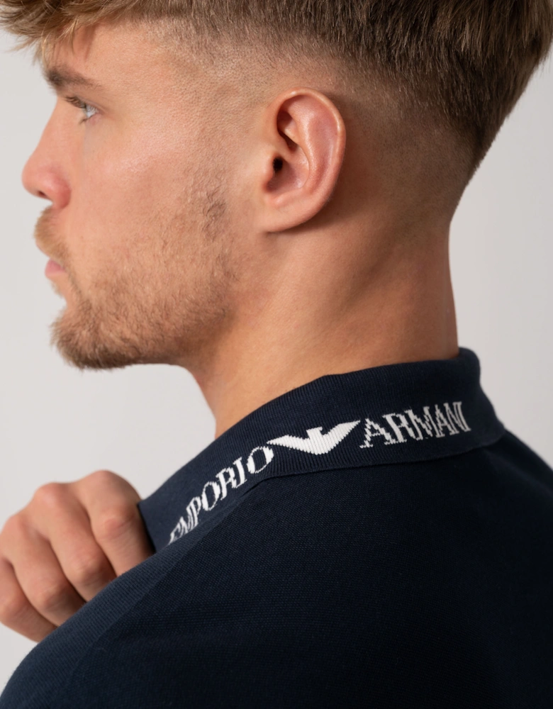 Mens Beach Polo - Armani Blue