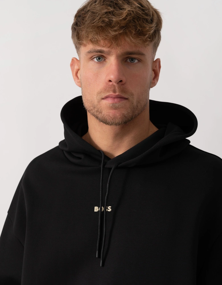 BOSS Green Sly Zone Mens Pullover Hoodie - Black 002