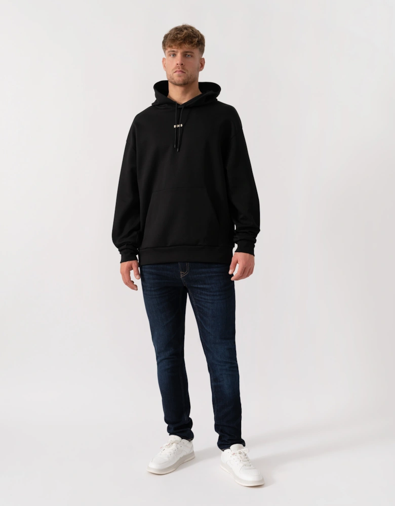 BOSS Green Sly Zone Mens Pullover Hoodie - Black 002