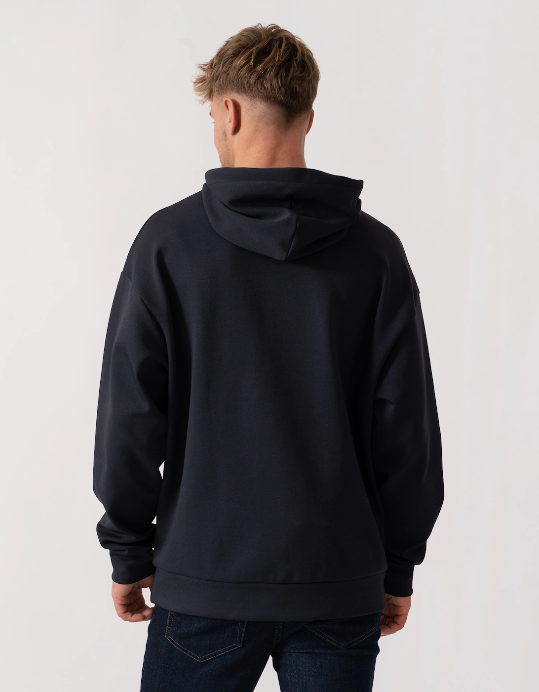 BOSS Green Sly Zone Mens Pullover Hoodie - Dark Blue 403