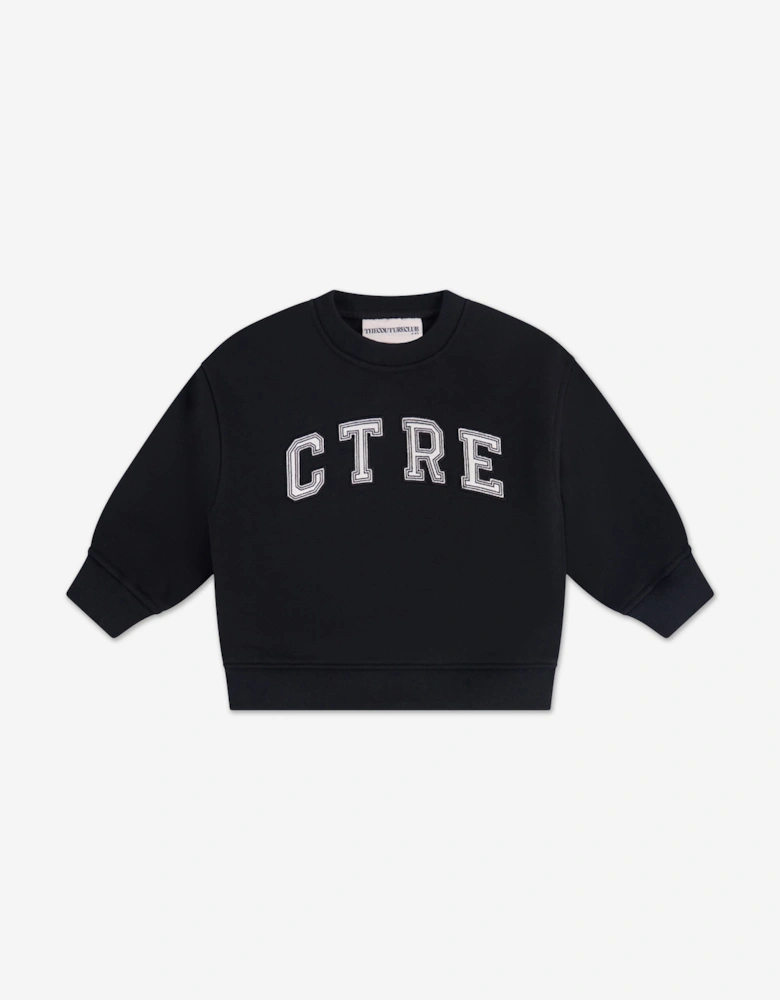 Kids Ctre Sweatshirt in Black