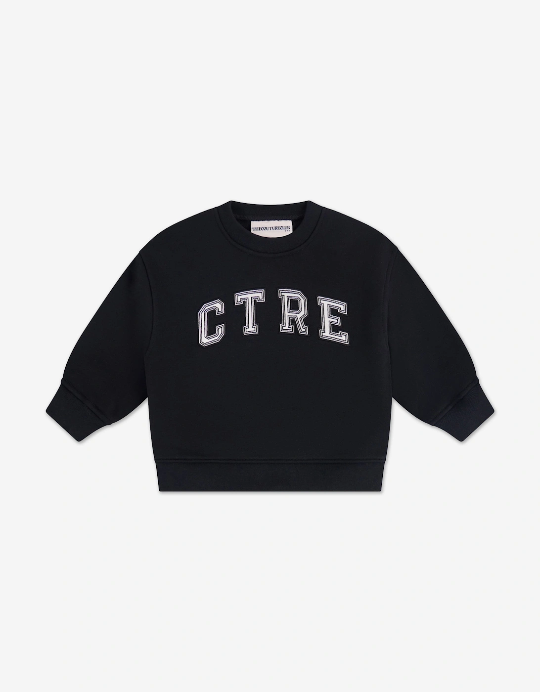 The Couture Club Girl's The Couture Club Kids Ctre Sweatshirt in Black