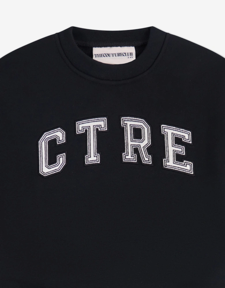 Kids Ctre Sweatshirt in Black