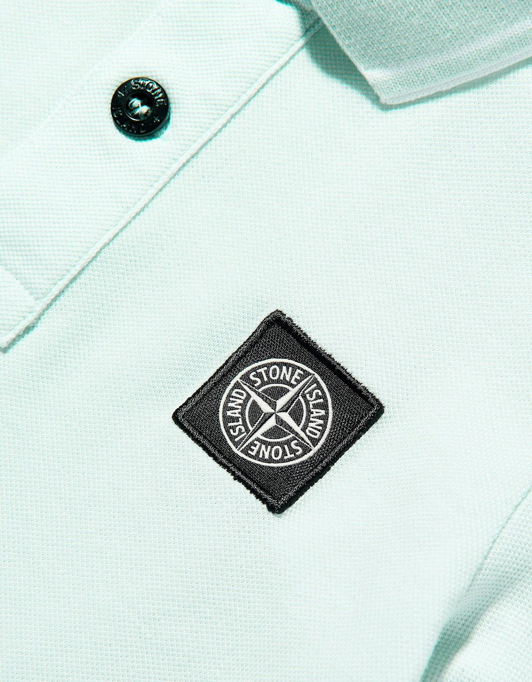 Boys Compass Patch Polo Shirt in Blue