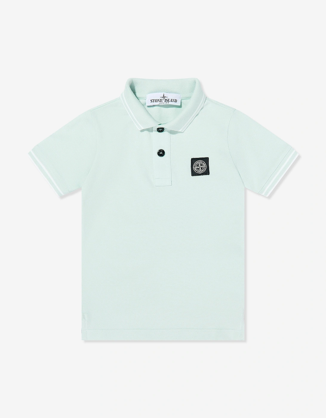 Boys Compass Patch Polo Shirt in Blue, 5 of 4
