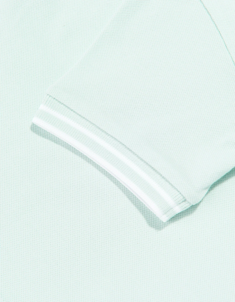 Boys Compass Patch Polo Shirt in Blue