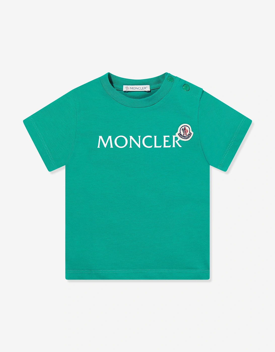 Enfant Baby Boys Logo T-Shirt in Green, 5 of 4