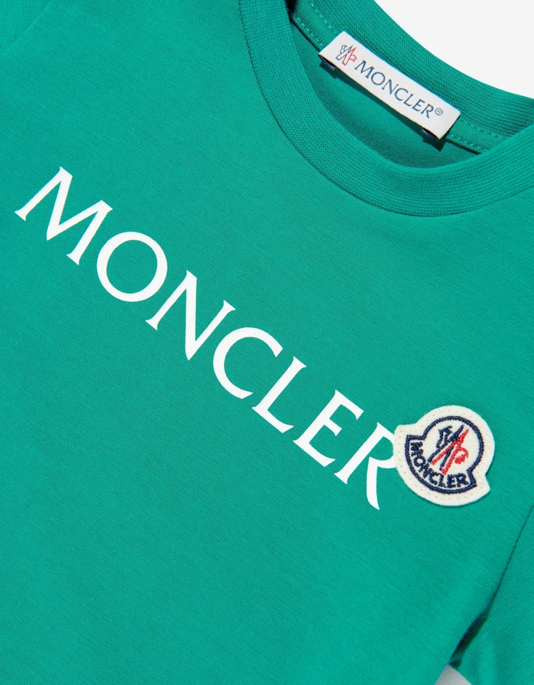 Enfant Baby Boys Logo T-Shirt in Green