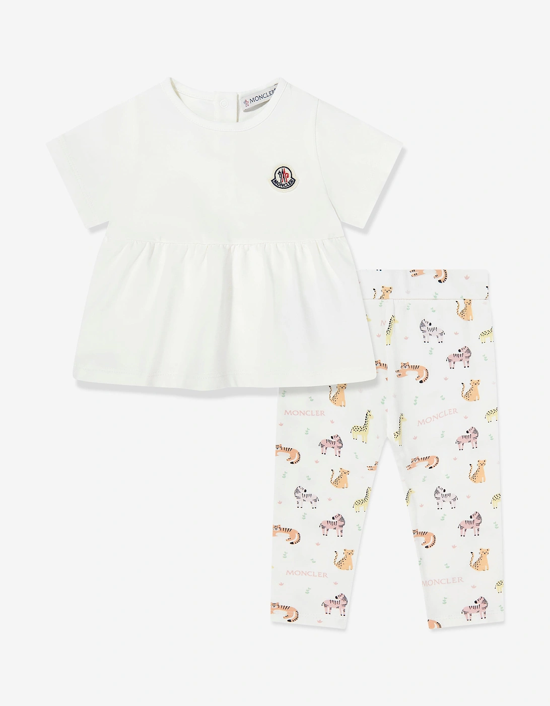 Enfant Baby Girls Legging Set in Pink, 6 of 5