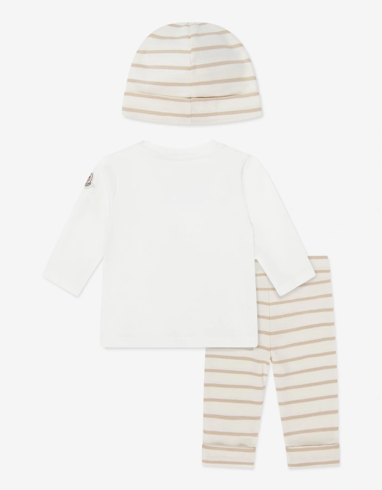 Enfant Baby 3 Piece Legging Set in Brown