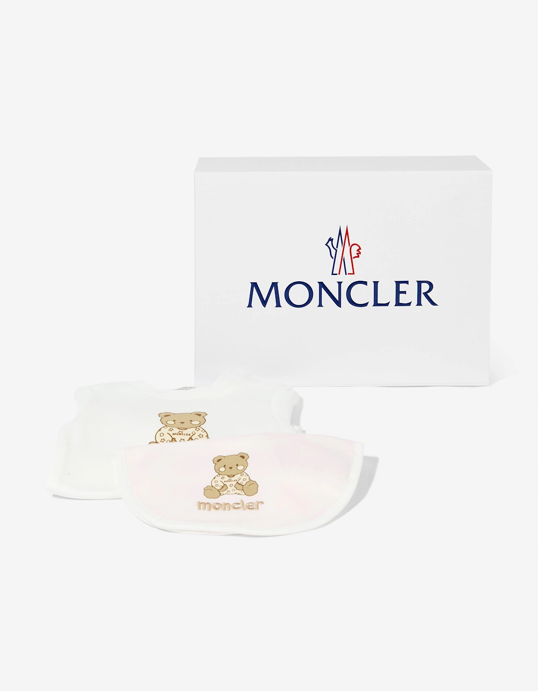 Enfant Baby Girls Teddy Bear Bodysuit Set in Pink