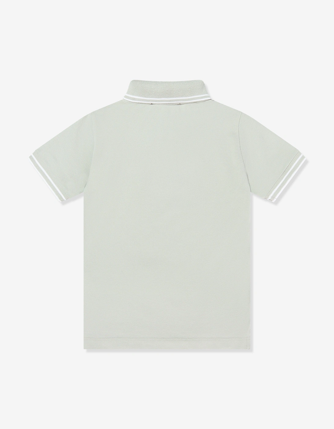 Boys Compass Patch Polo Shirt in Grey