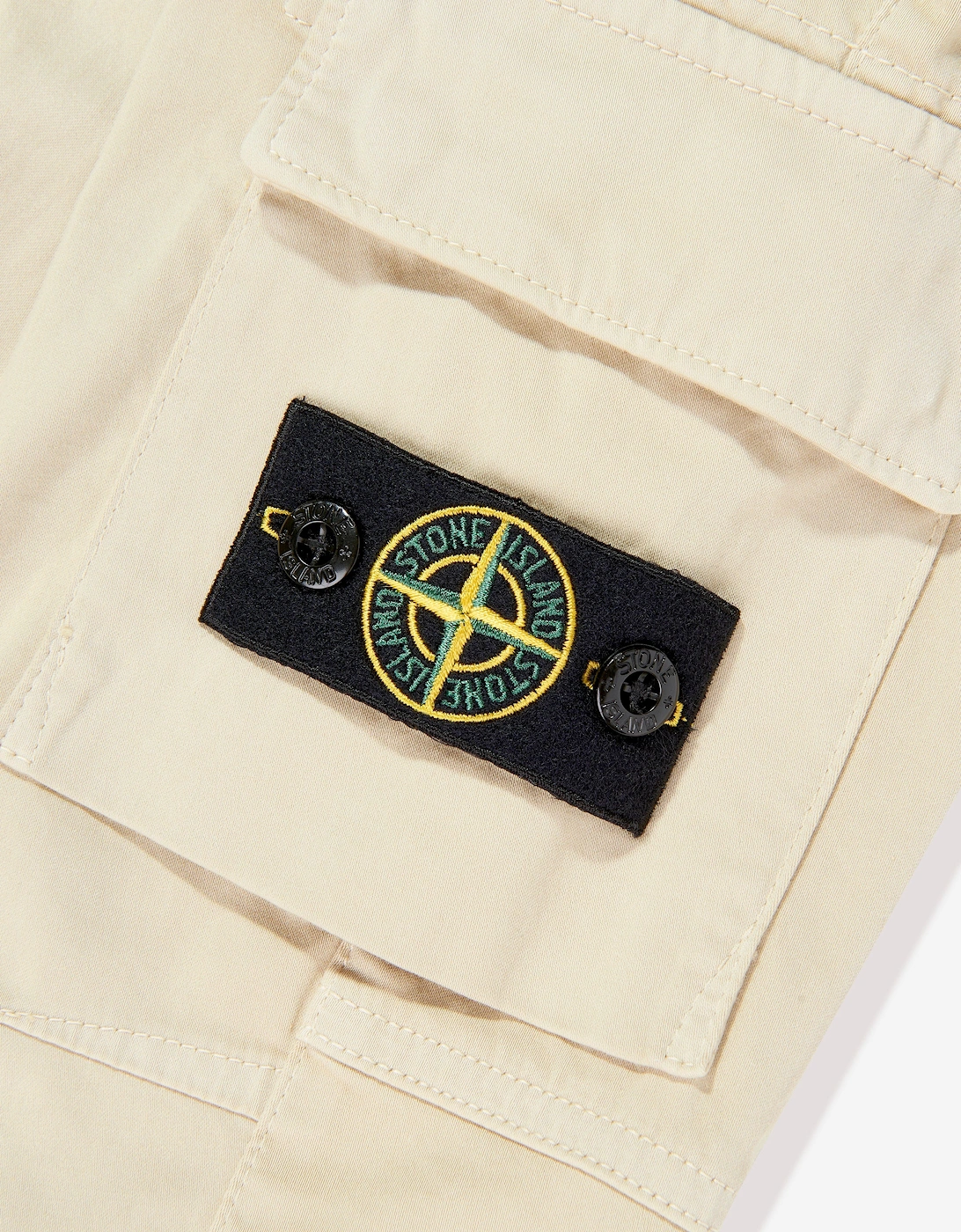 Boys Regular Tapered Cargo Trousers in Beige