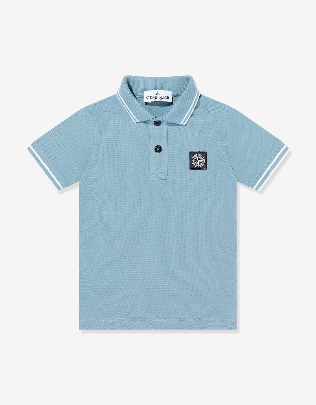 Boys Compass Patch Polo Shirt in Blue, 5 of 4