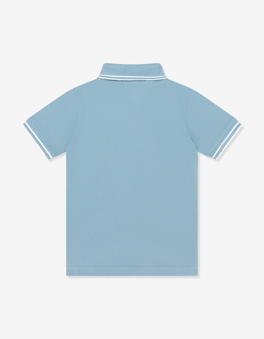Boys Compass Patch Polo Shirt in Blue