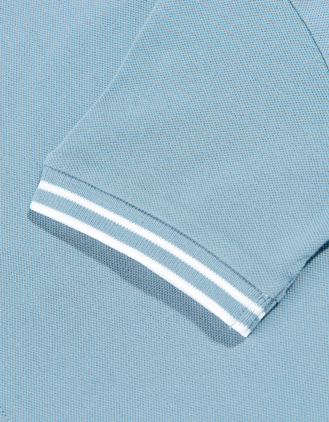 Boys Compass Patch Polo Shirt in Blue