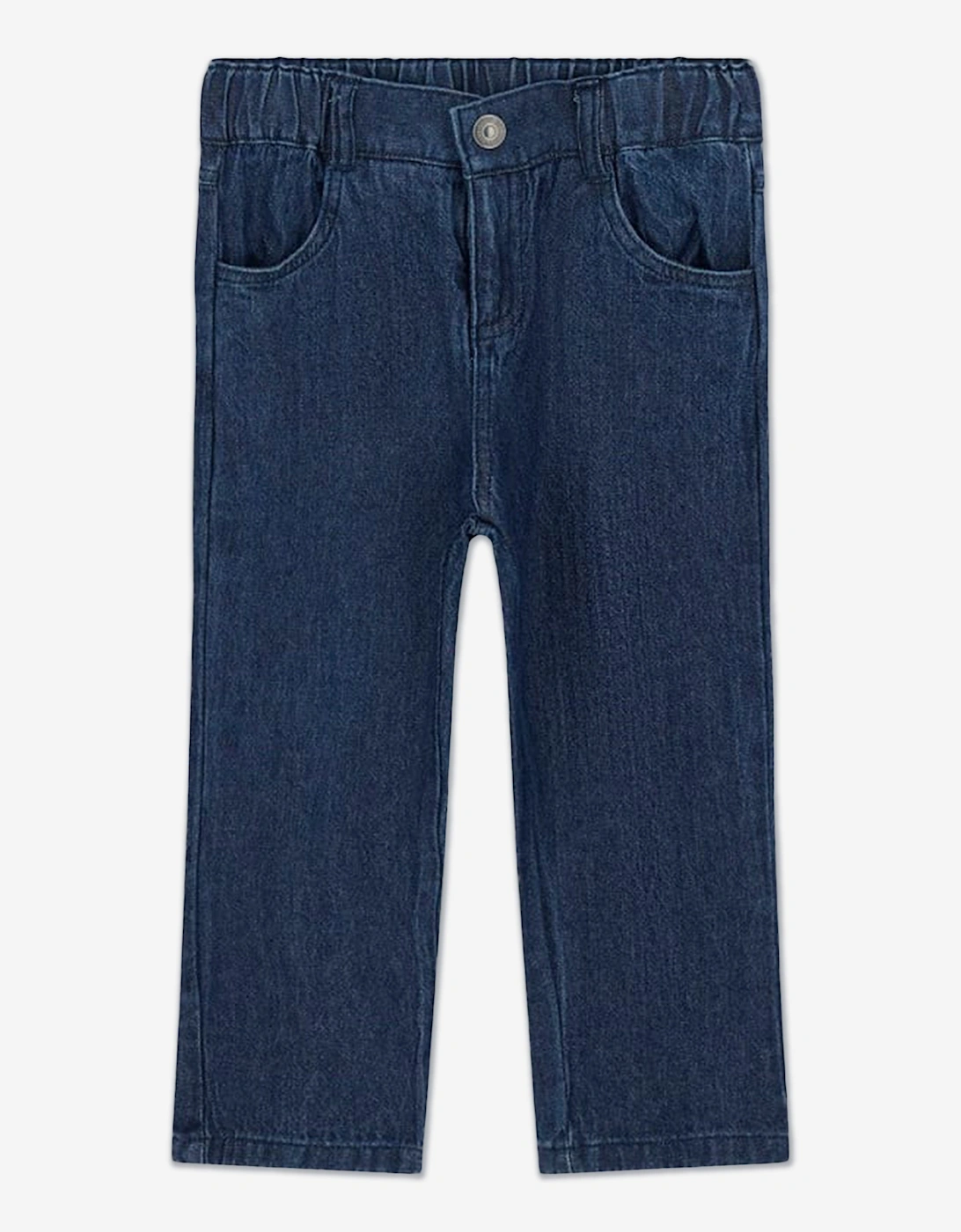 Boys Sweater and Denim Pants Set in Grey