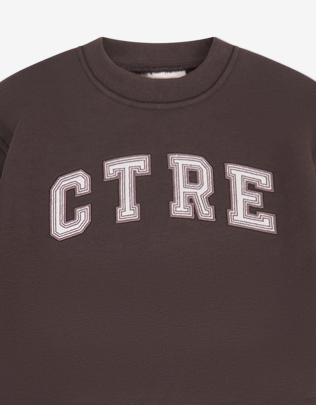 Kids Ctre Sweatshirt in Brown