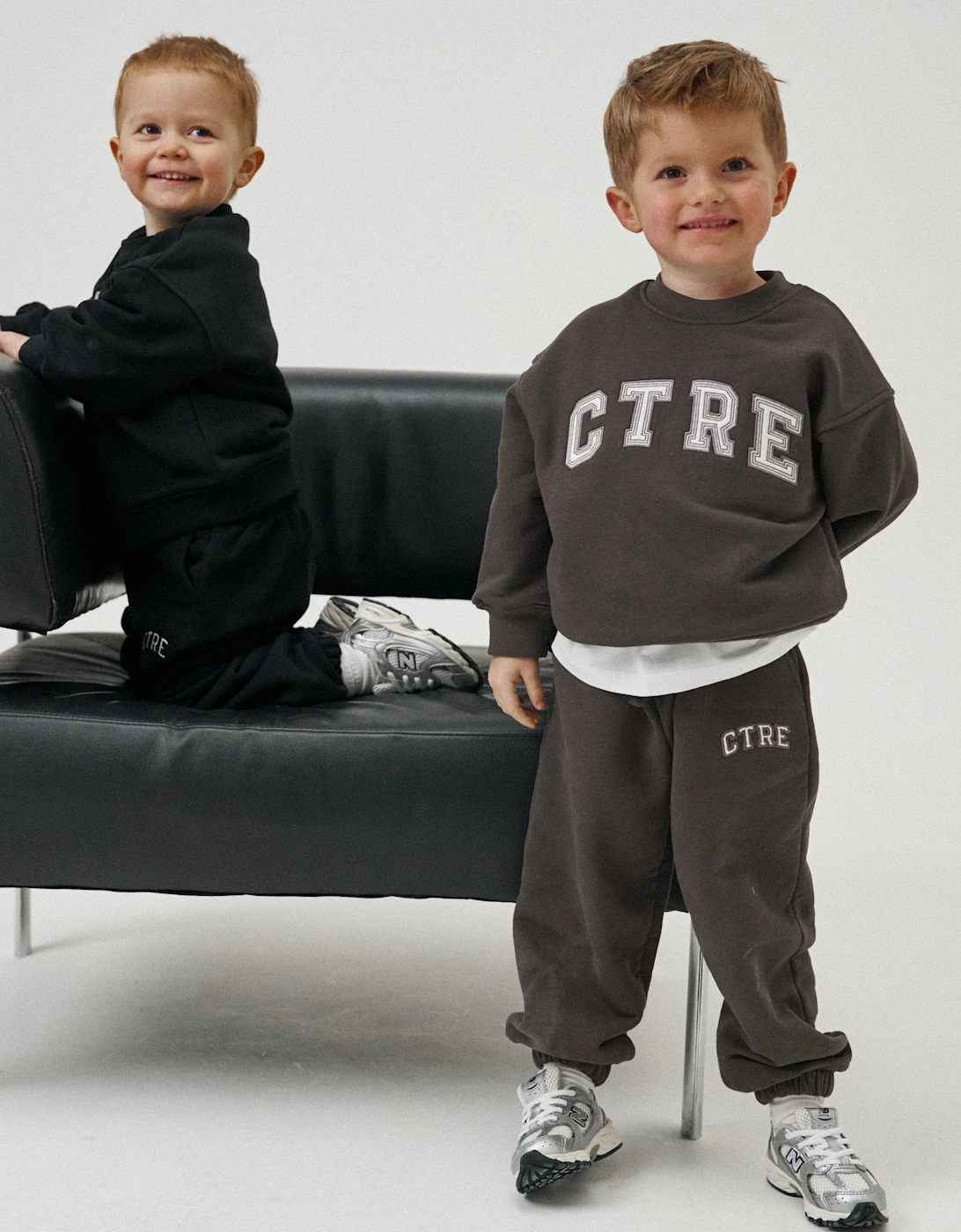 Kids Ctre Joggers in Brown