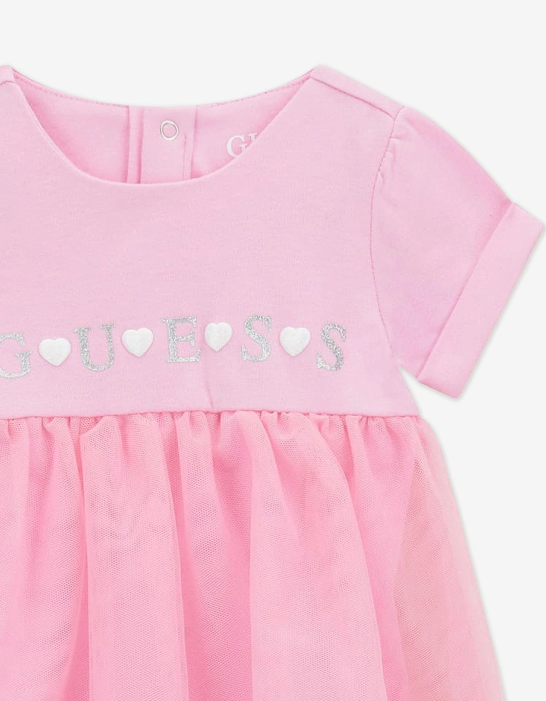 Baby Girls Bodysuit Dress in Pink