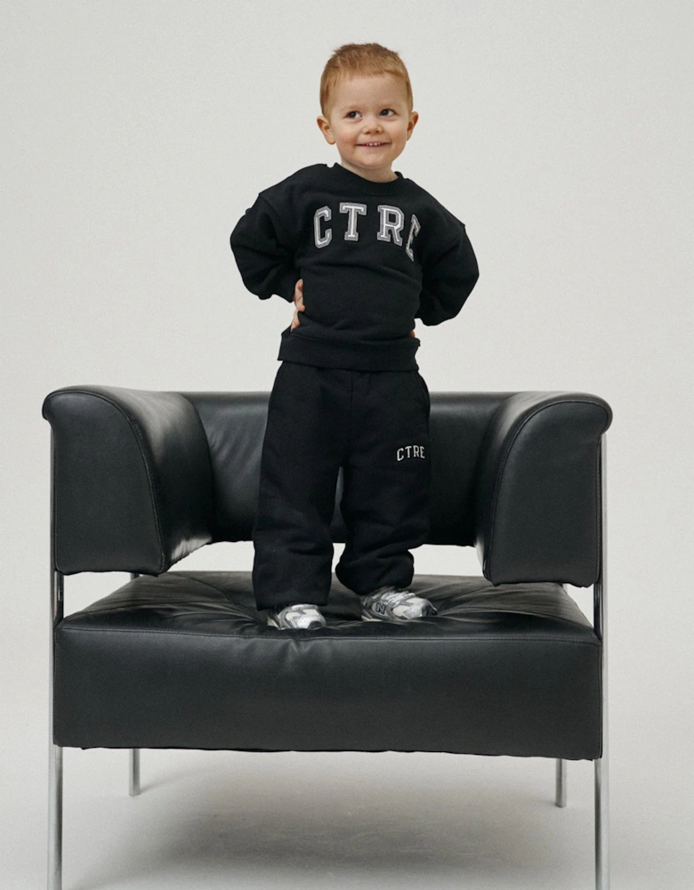 Kids Ctre Joggers in Black