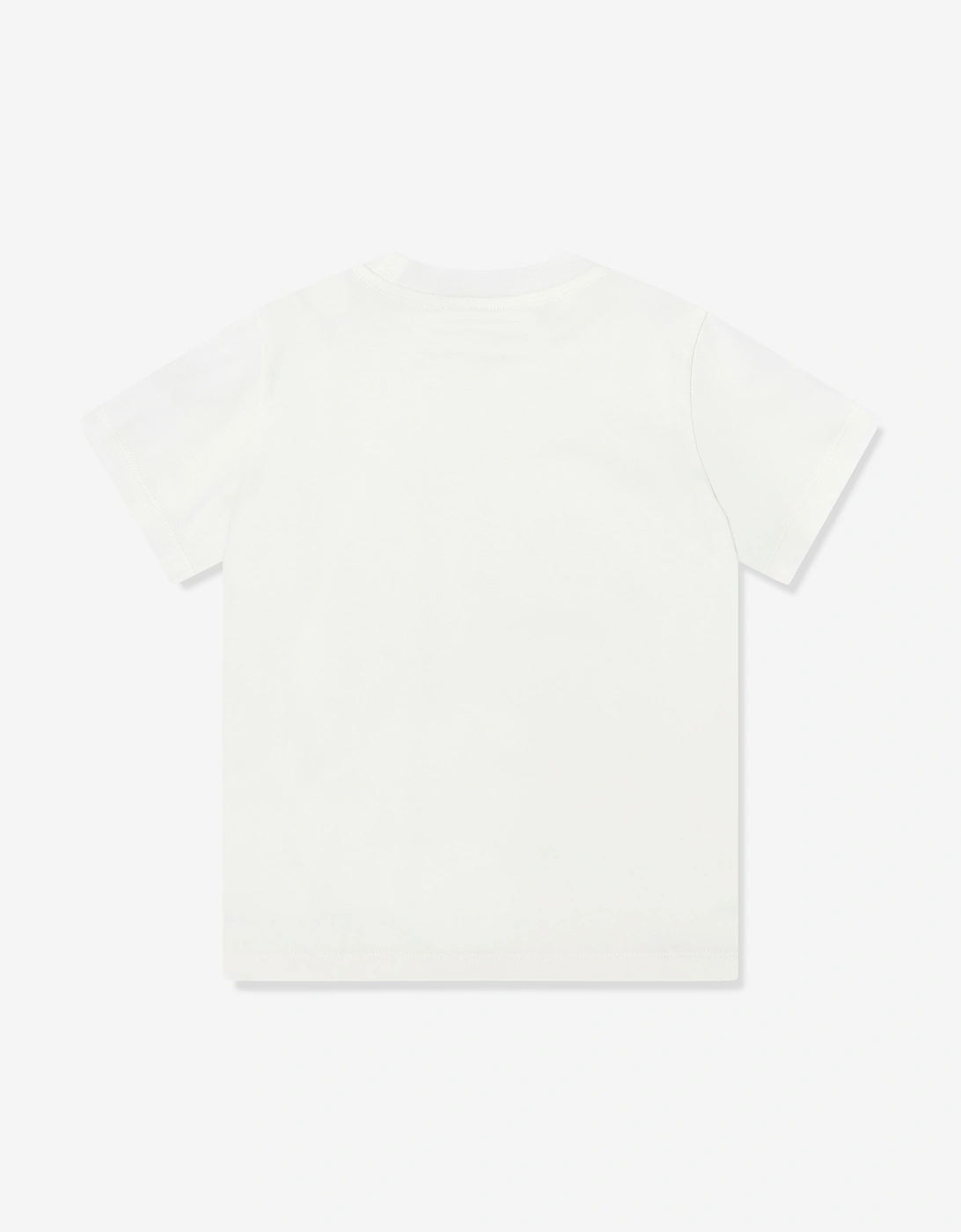 Enfant Boys Logo Print T-Shirt in Ivory
