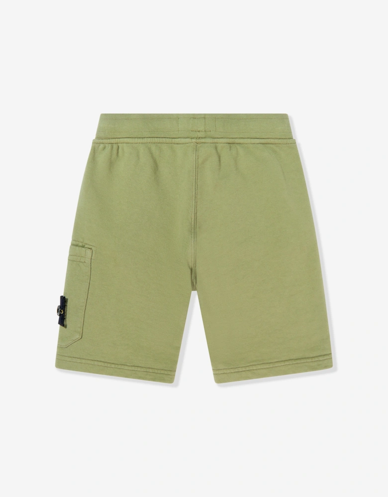 Boys Logo Pocket Shorts in Green