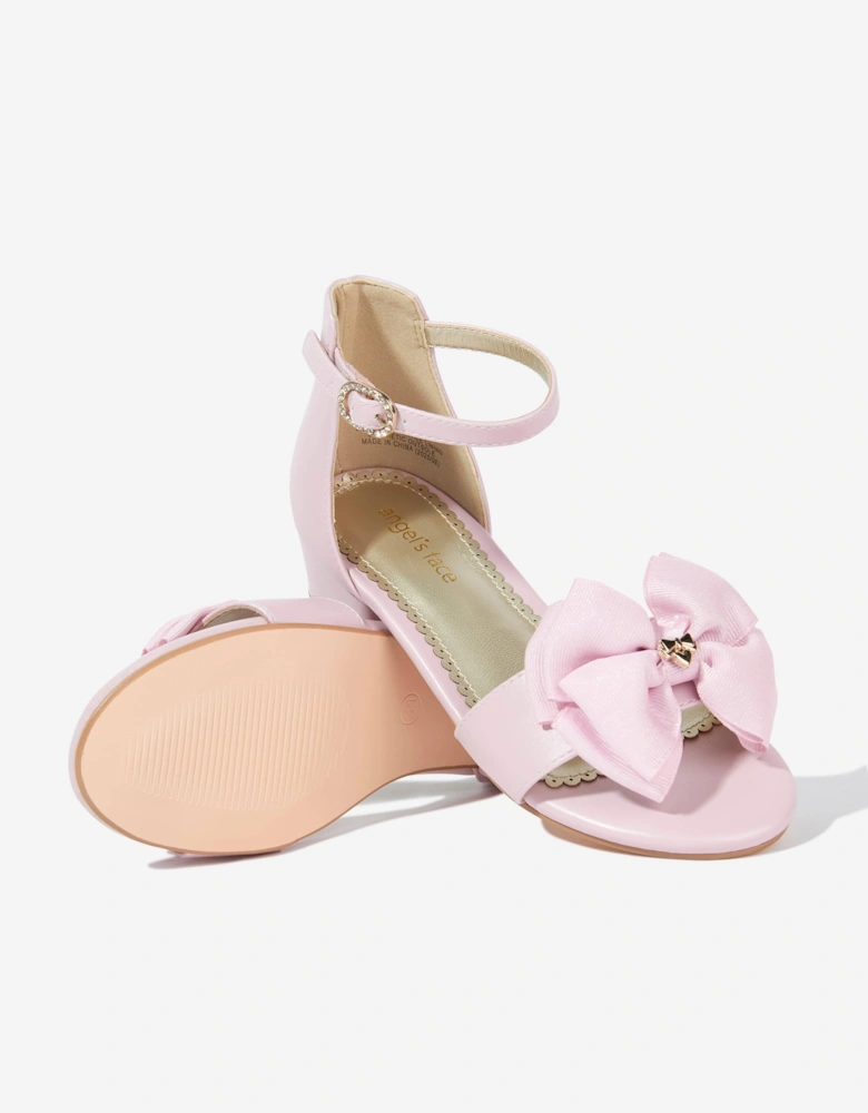 Angels Face Girls Cecilia Bow Sandals in Pink