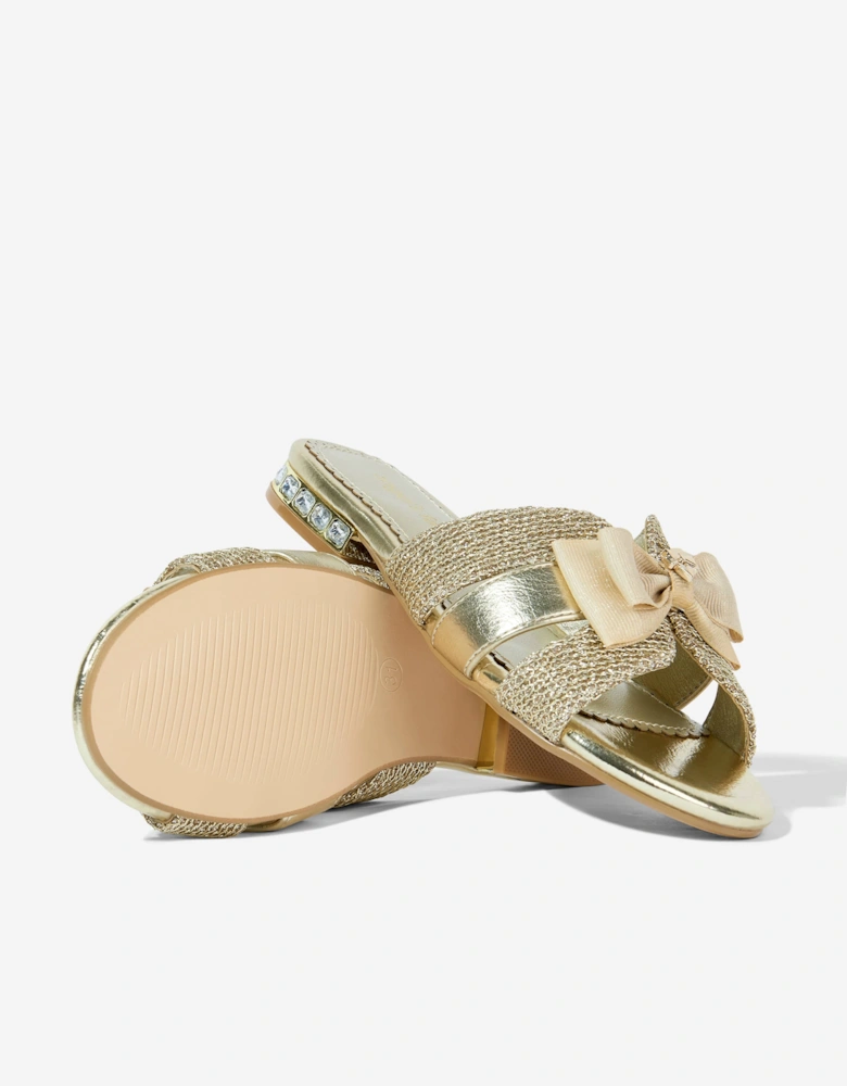 Angels Face Girls Angelica Sandals in Gold