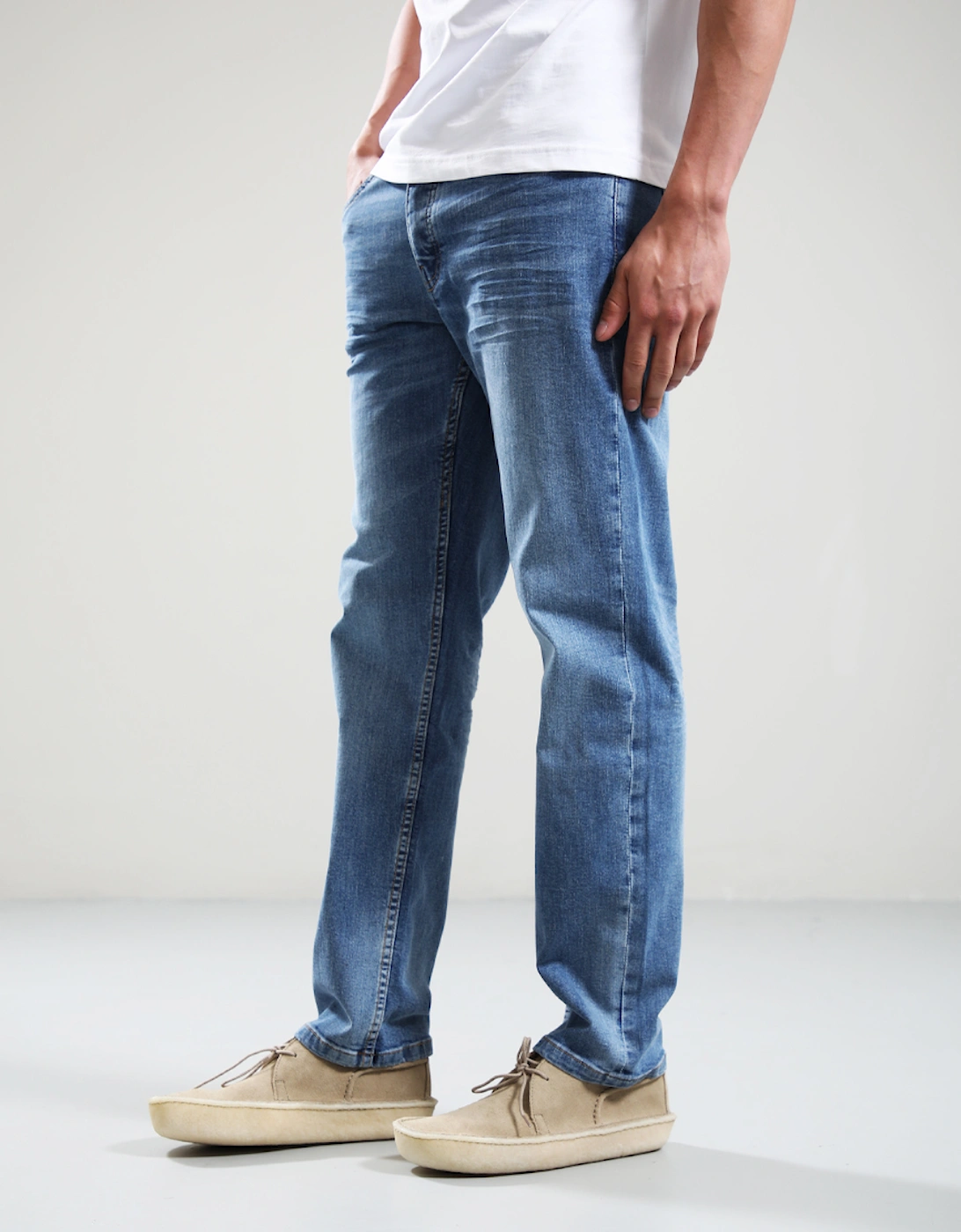 Marshall Fit Straight Leg Denim - Stone Wash, 5 of 4