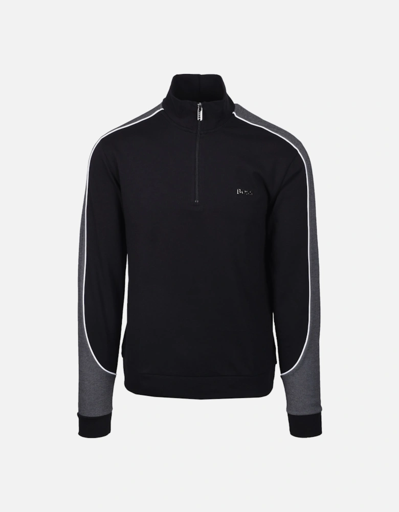 Boss Black HALF ZIP TRACKSUIT JACKET BLACK
