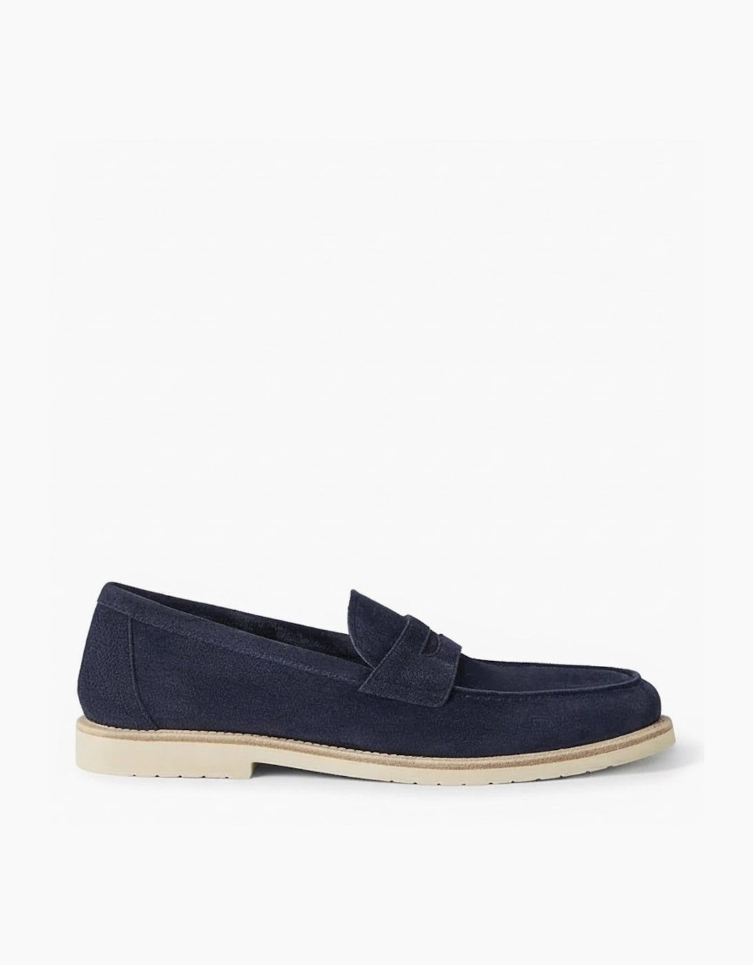 Brunello Cucinelli BRUNELLO CUCINELLI Men's Suede Loafers Navy - Blue