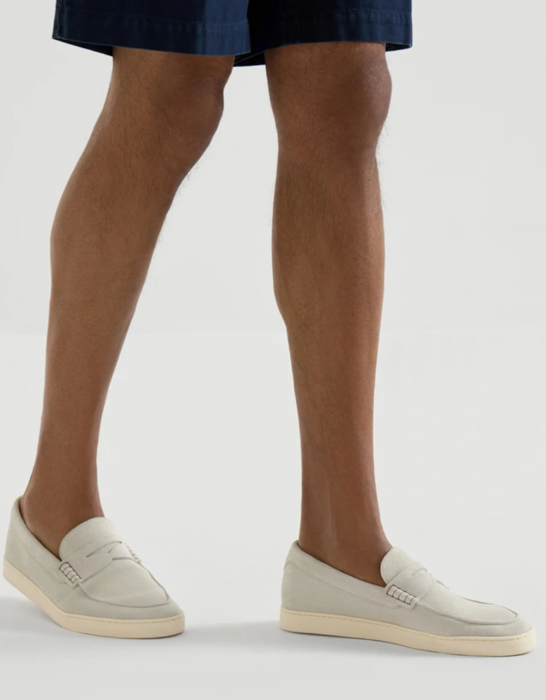 SUEDE LOAFERS