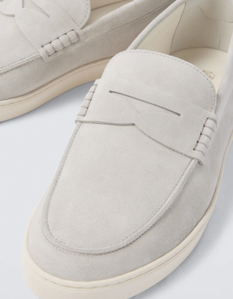 SUEDE LOAFERS